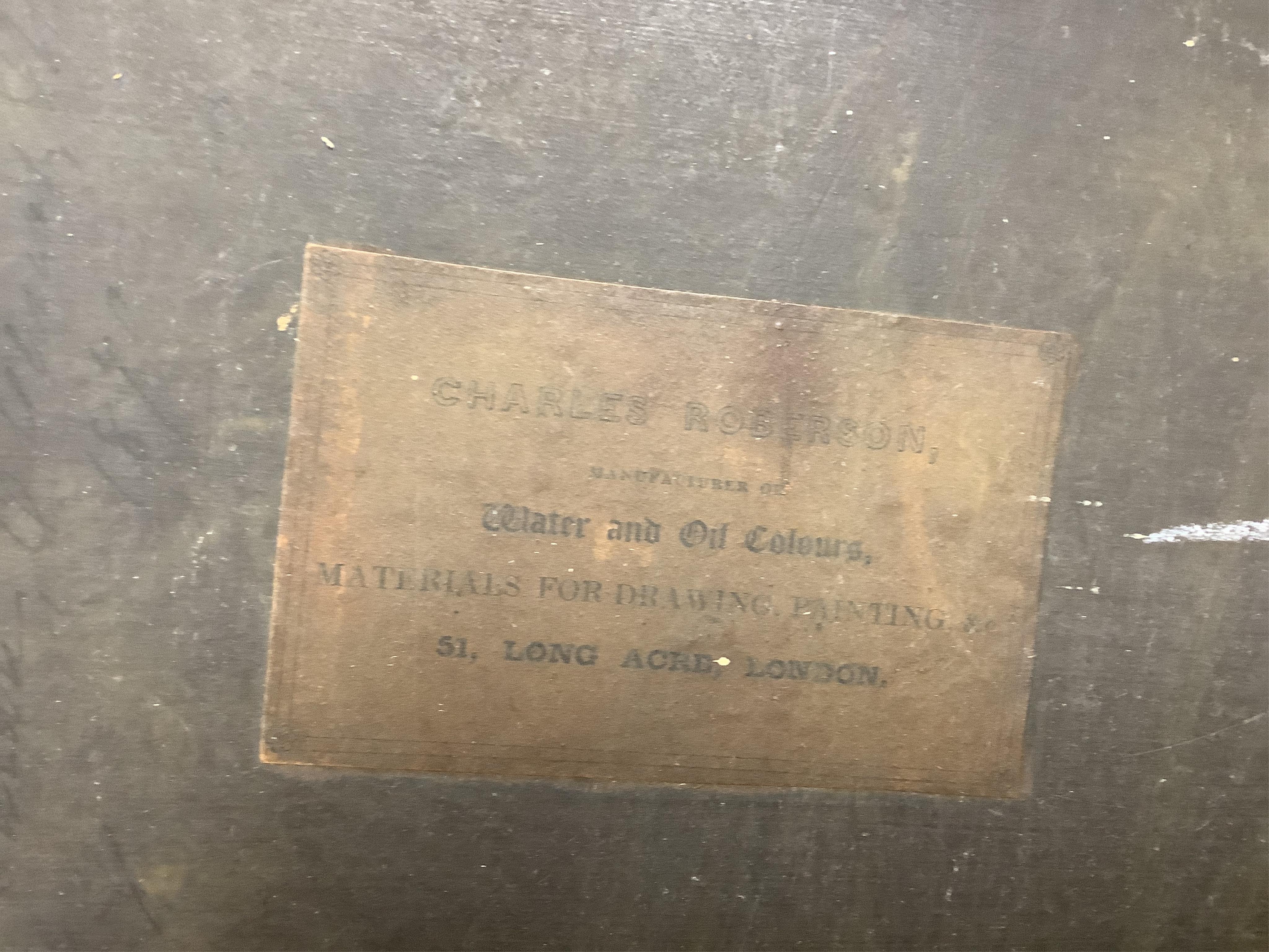 Early 19th English School, Portrait of Maria Brown wearing a bonnet, circa 1839, label verso, oil on panel, 34 x 27cm